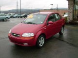 2006 Sport Red Chevrolet Aveo LS Sedan #6138280