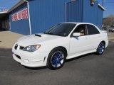 Aspen White Subaru Impreza in 2006