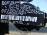 2010 RAV4 Color Code for Black - Color Code: 202