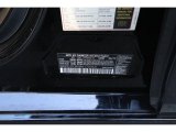 2011 CLS Color Code for Black - Color Code: 040