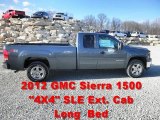 2012 Stealth Gray Metallic GMC Sierra 1500 SLE Extended Cab 4x4 #61580913