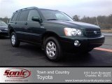 2001 Electric Green Mica Toyota Highlander Limited 4WD #61580564