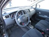 2010 Nissan Versa 1.8 S Hatchback Charcoal Interior