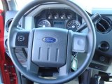 2012 Ford F350 Super Duty XL Regular Cab 4x4 Dump Truck Steering Wheel