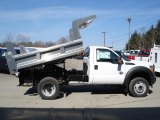 2012 Oxford White Ford F550 Super Duty XL Regular Cab 4x4 Dump Truck #61580146