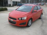 2012 Inferno Orange Metallic Chevrolet Sonic LT Sedan #61580505