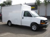 2008 Summit White Chevrolet Express Cutaway 3500 Commercial Moving Van #61580127