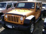 2012 Dozer Yellow Jeep Wrangler Unlimited Sport S 4x4 #61580077