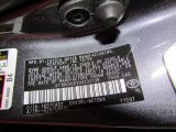 2009 Avalon Color Code for Magnetic Gray Metallic - Color Code: 1G3