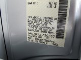 2012 Altima Color Code for Brilliant Silver - Color Code: K23