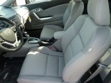 2012 Honda Civic EX-L Coupe Gray Interior