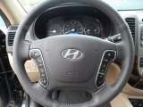 2012 Hyundai Santa Fe Limited Steering Wheel