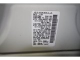 2009 Murano Color Code for Glacier Pearl - Color Code: QX1