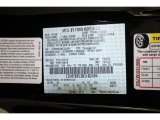 2008 Mustang Color Code for Black - Color Code: UA