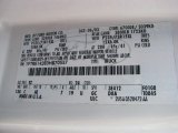 2003 E Series Van Color Code for Oxford White - Color Code: YZ