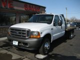 2001 Oxford White Ford F350 Super Duty XL SuperCab 4x4 Chassis #61646769