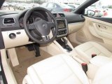2012 Volkswagen Eos Komfort Cornsilk Beige Interior