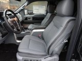 2012 Ford F150 Platinum SuperCrew 4x4 Platinum Steel Gray/Black Leather Interior