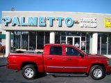 2008 Inferno Red Crystal Pearl Dodge Dakota SLT Crew Cab #61646350