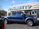 2011 Dark Blue Pearl Metallic Ford F250 Super Duty Lariat Crew Cab 4x4 #61646349