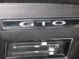1969 Pontiac GTO Hardtop Marks and Logos