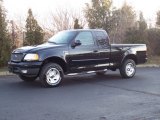 2000 Black Ford F150 XLT Extended Cab 4x4 #61646337