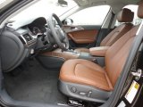 2012 Audi A6 2.0T Sedan Nougat Brown Interior