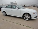 Glacier White Metallic Audi S4 in 2012