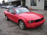 2005 Torch Red Ford Mustang V6 Premium Convertible #61645953