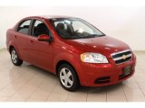 2010 Sport Red Chevrolet Aveo LT Sedan #61646598