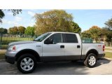 Silver Metallic Ford F150 in 2006