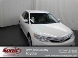 2012 Super White Toyota Camry Hybrid LE #61646564