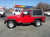 2004 Flame Red Jeep Wrangler Unlimited 4x4 #61702277