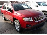 2012 Deep Cherry Red Crystal Pearl Jeep Compass Latitude #61702233