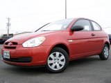 2008 Tango Red Hyundai Accent GS Coupe #6132956