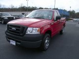 2008 Bright Red Ford F150 XL Regular Cab #61702213