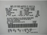 2002 F350 Super Duty Color Code for Oxford White - Color Code: Z1