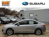 2012 Ice Silver Metallic Subaru Impreza 2.0i Premium 4 Door #61701858