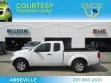 2010 Avalanche White Nissan Frontier SE V6 King Cab #61702468