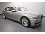 2009 Cashmere Silver Metallic BMW 7 Series 750Li Sedan #61702164