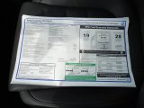 2012 Volkswagen Touareg TDI Sport 4XMotion Window Sticker
