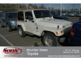 2000 Stone White Jeep Wrangler Sahara 4x4 #61701750