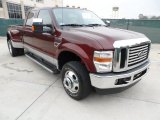 2010 Ford F350 Super Duty Lariat Crew Cab 4x4 Dually Front 3/4 View