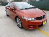 2009 Redline Orange Pearl Honda Civic Si Coupe #61702078