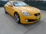 2012 Interlagos Yellow Hyundai Genesis Coupe 3.8 R-Spec #61702074