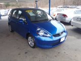 2008 Vivid Blue Pearl Honda Fit Hatchback #61761593