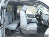 2012 Ford F350 Super Duty XLT SuperCab 4x4 Steel Interior