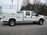 2012 Oxford White Ford F350 Super Duty XL Crew Cab 4x4 Utility Truck #61761156