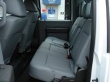 2012 Ford F350 Super Duty XL Crew Cab 4x4 Utility Truck Steel Interior