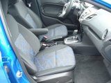 2012 Ford Fiesta SE Sedan Charcoal Black/Blue Interior